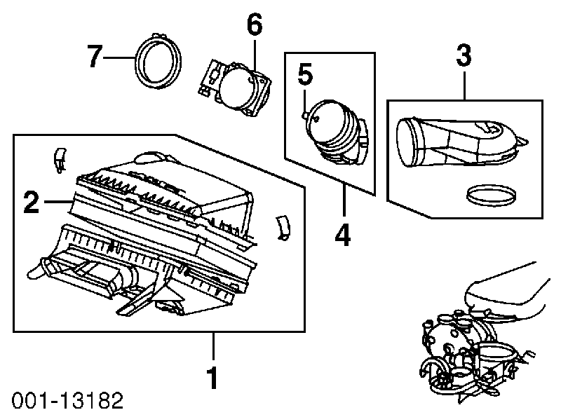 Filtro de aire 22909882 General Motors