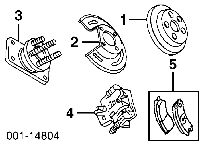 18029756 General Motors pastillas de freno delanteras