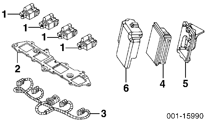 Bobina de encendido 12558948 General Motors