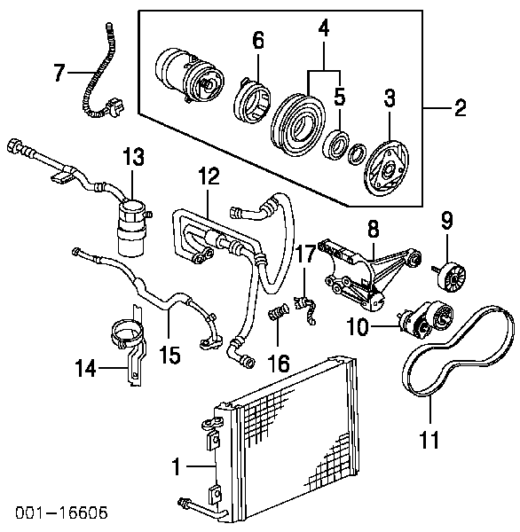 12569529 General Motors correa trapezoidal