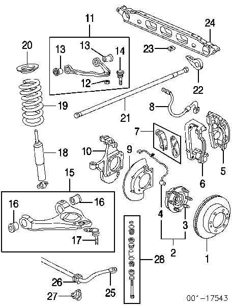 18042334 General Motors pastillas de freno delanteras