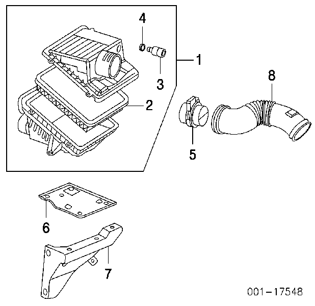 25332443 General Motors filtro de aire