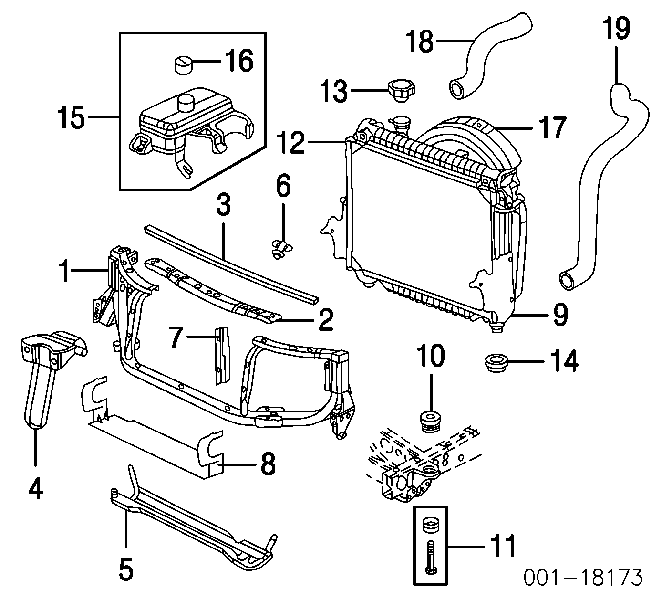 8150429750 Isuzu tapón de expansión de refrigerante/anticongelante