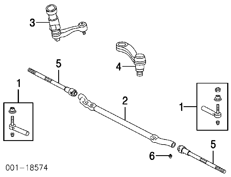 Rótula barra de acoplamiento exterior CE0152 CTR