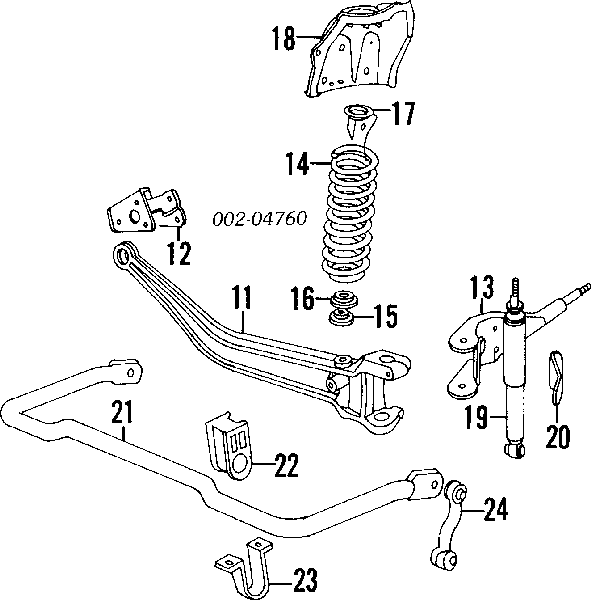 Amortiguador delantero 170832 Sachs