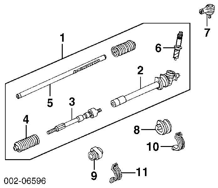 F4BZ3A130A Ford rótula barra de acoplamiento exterior