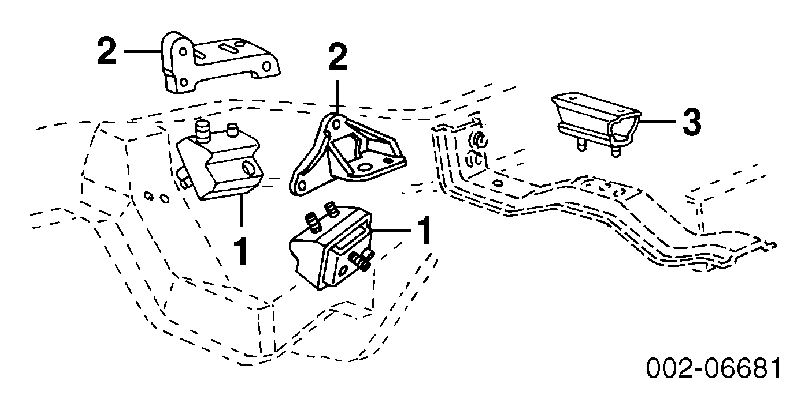 Soporte de caja de velocidades para Ford Explorer  U2