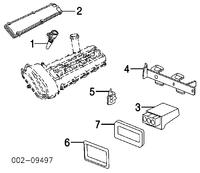 2W4Z12029BA Ford bobina