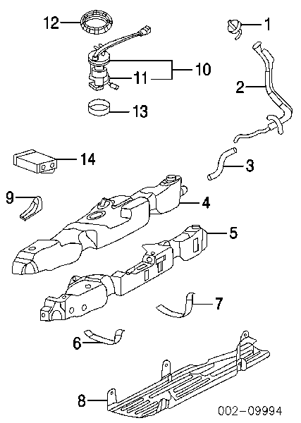 Módulo de alimentación de combustible para Ford Explorer  
