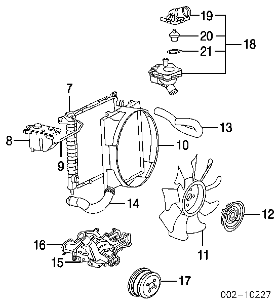 Juntas De La Carcasa De El Termostato 1L2Z8255AA Ford