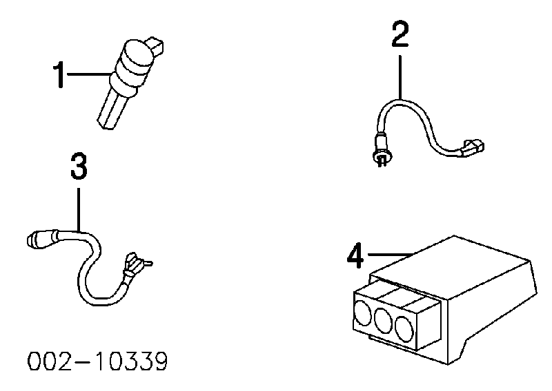 1W7Z6B288AB Ford sensor de posición del árbol de levas