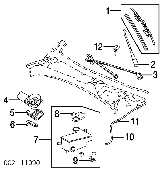 Limpiaparabrisas Delanteros De Ajuste Directo Para Ford Kuga Mk2 2.0 TDCI - Par Izquierdo Y Derecho