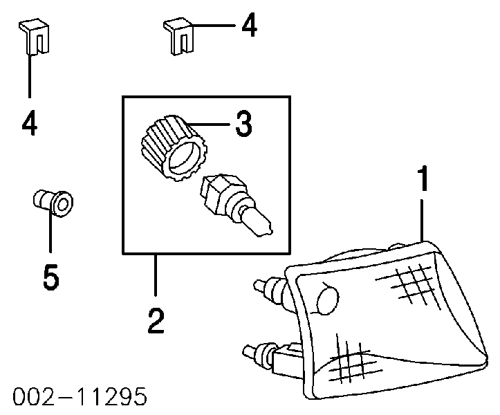 N811169s Ford clips de fijación de pasaruedas de aleta delantera