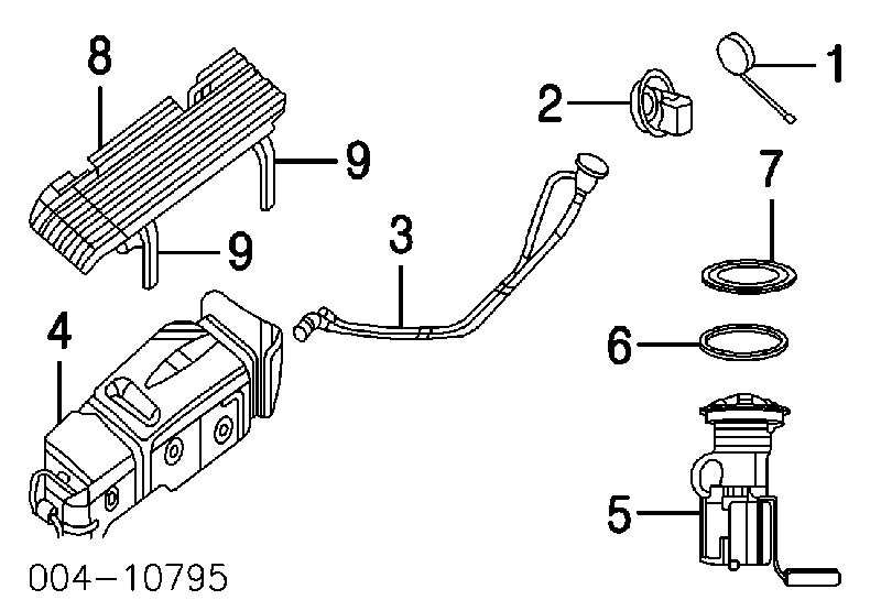 52102464AC Chrysler tapa (tapón del depósito de combustible)