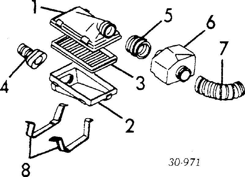 2268024P00 Nissan sensor de flujo de aire/medidor de flujo (flujo de aire masibo)