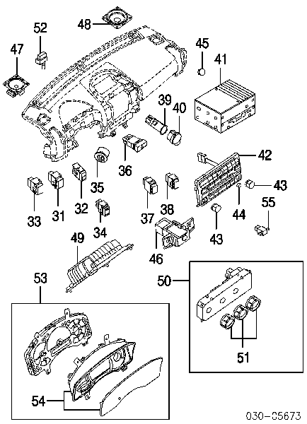 Interruptor de luz de freno 253204M400 Nissan/Infiniti