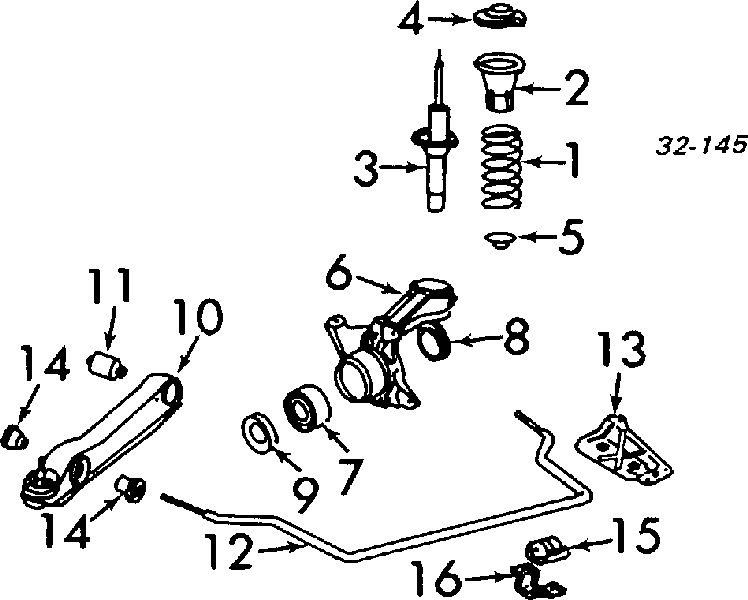 45210693602 Honda pinza de freno delantera derecha