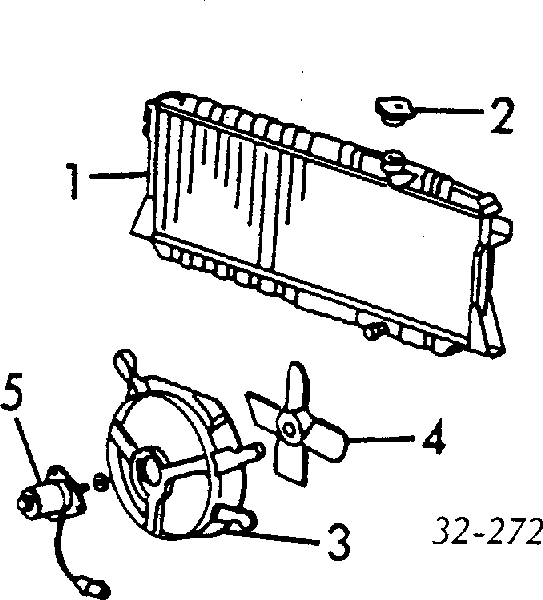 PEJ100080 Rover sensor, temperatura del refrigerante (encendido el ventilador del radiador)