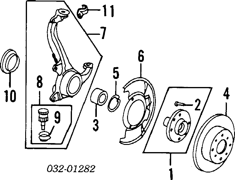 90681SE0000 Honda cojinete de rueda delantero