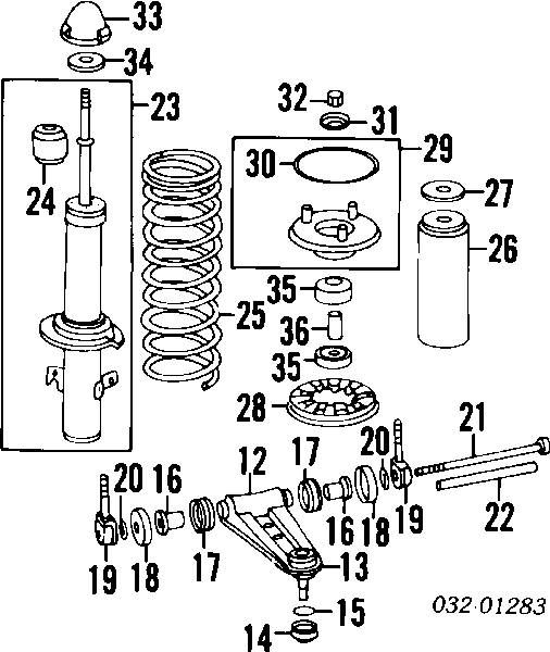 51458SB0003 Honda silentblock de brazo de suspensión delantero superior