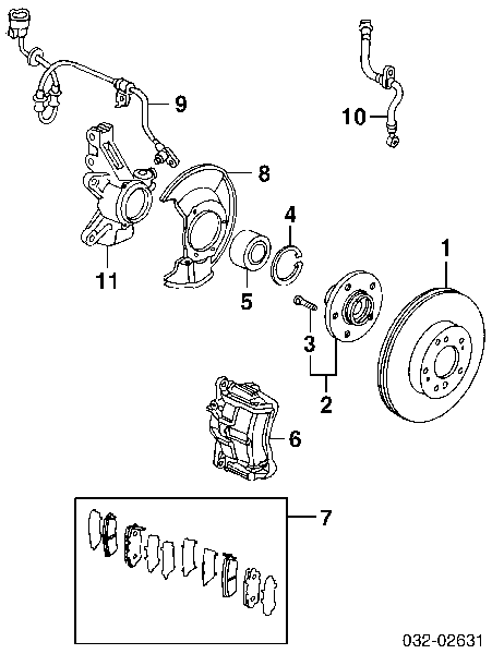 Comprar 45022SCVA00 Honda Pastillas delanteras de freno