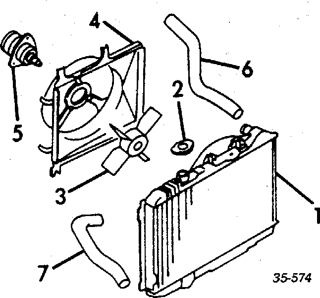RF0315200B Mazda radiador