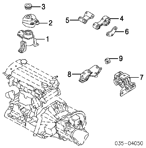 RU3001 Japan Parts