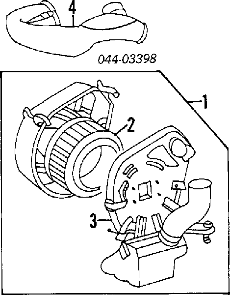 Filtro de aire EAF357120 Open Parts