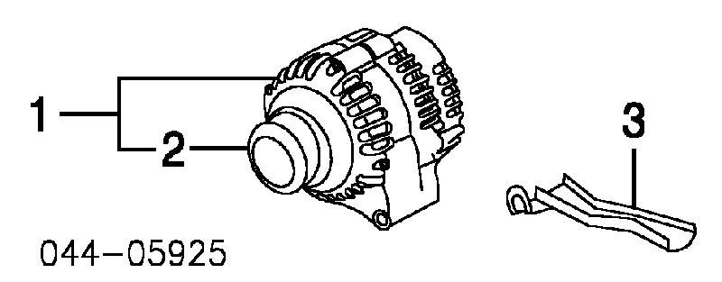 88969480 General Motors alternador