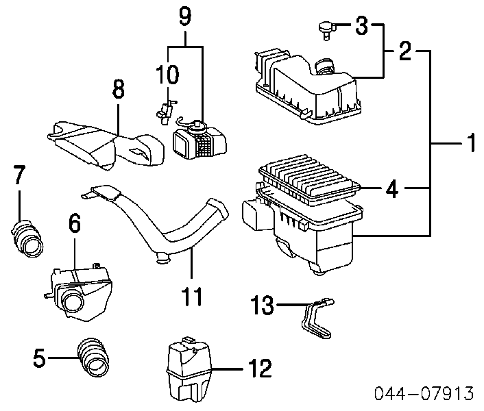 Válvula, AGR para Lexus RX (U3)