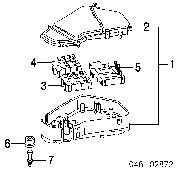 Cojín de una funda decorativa del motor para Volkswagen Bora (1J6)