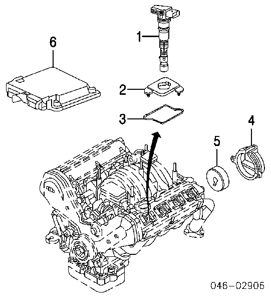 Sensor de efecto Hall para Volkswagen Touareg (7LA)