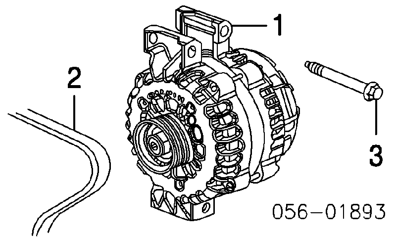 8104644760 Isuzu alternador