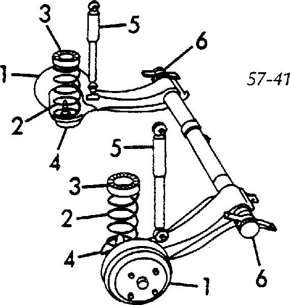 MB242196 Mitsubishi amortiguador trasero