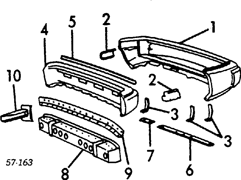 Comprar Parachoques trasero Mitsubishi Colt II C1A