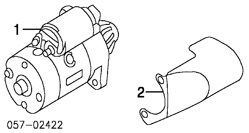 Motor de arranque MN153444 Mitsubishi