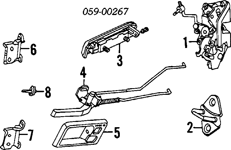 96054779 General Motors freno de disco delantero