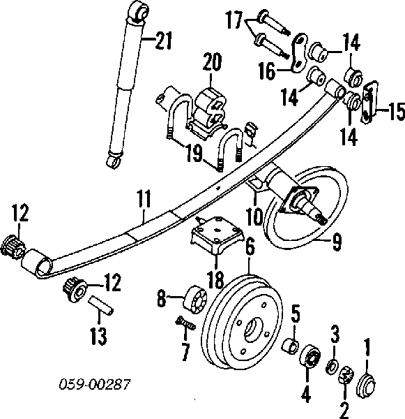 14678710 Brembo freno de tambor trasero