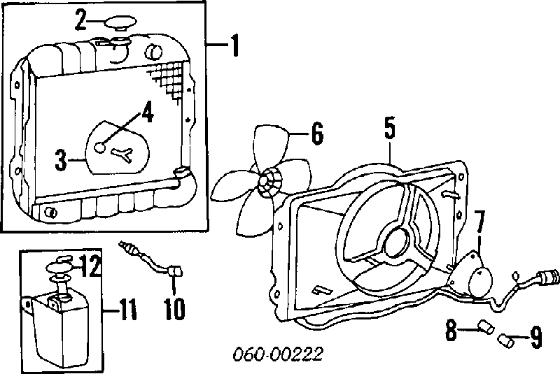 2533011415 Hyundai/Kia tapa radiador