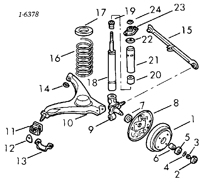 Brazo suspension (control) trasero inferior izquierdo 4620260B02 Suzuki