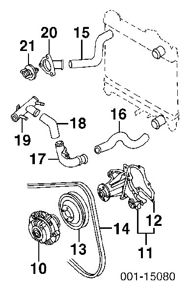 Termostato, refrigerante 71750802 Fiat/Alfa/Lancia