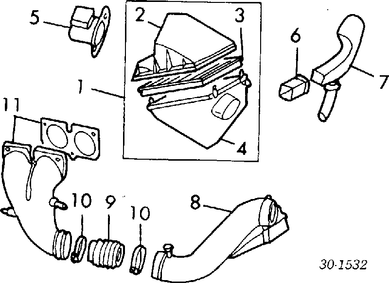 Sensor De Flujo De Aire/Medidor De Flujo (Flujo de Aire Masibo) Nissan Maxima (J30)