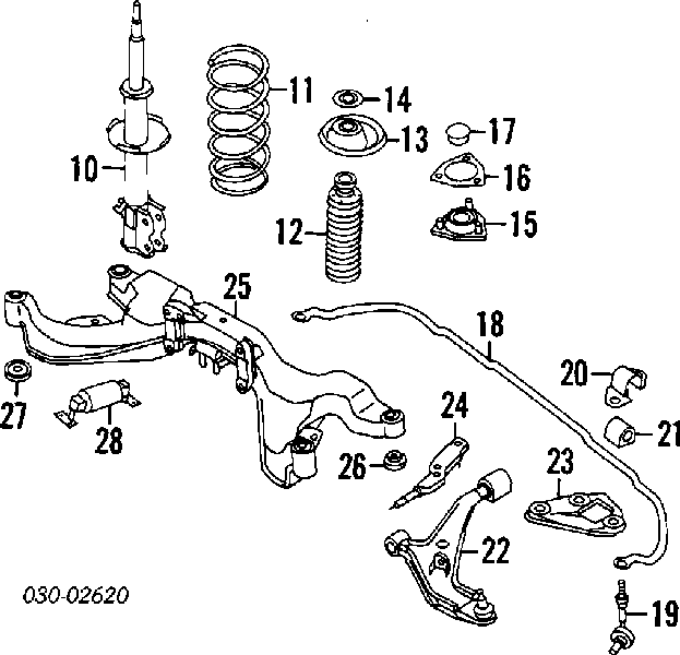 546180Z800 Nissan soporte de barra estabilizadora delantera