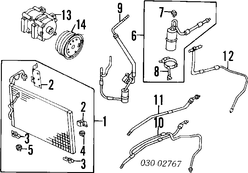 921380B000 Nissan presostato, aire acondicionado