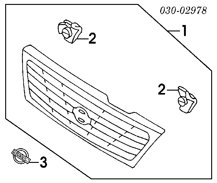 Clips de fijación de moldura de parabrisas 0155309611 Nissan