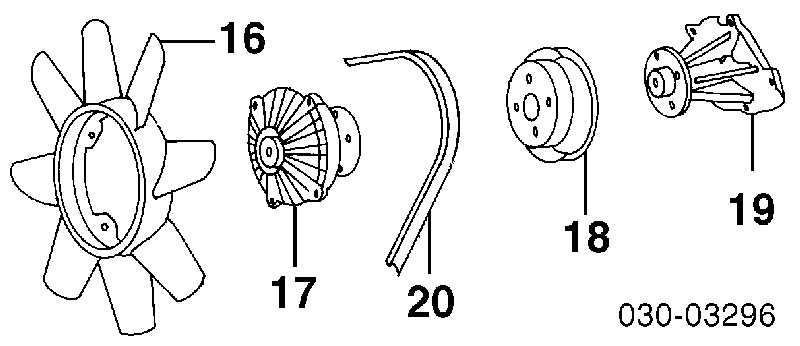 Embrague, ventilador del radiador 2108206J01 Nissan