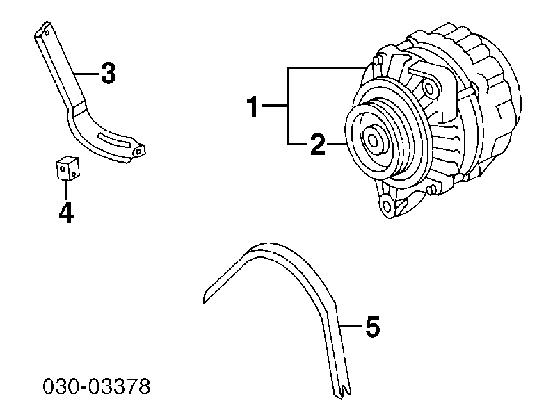 Alternador 231001B000 Nissan