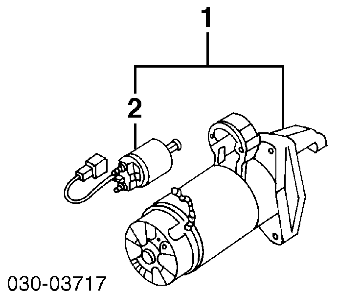 Interruptor magnético, estárter B334331U00 Nissan