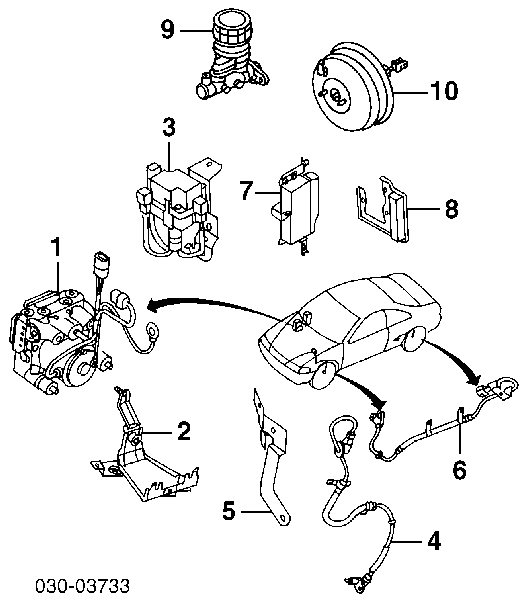 Cilindro principal de freno para Nissan Almera (N15)