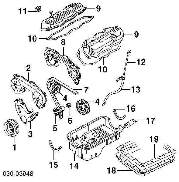 Junta del cárter de la transmisión automática/manual para Nissan Terrano (R20)